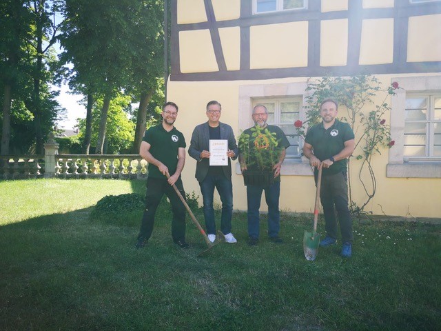 50 Jahre Mitgliedschaft Gem. Adelsdorf Baumpflanzaktion